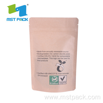 Printing Flat Bottom Biodegradable Compostable Bag